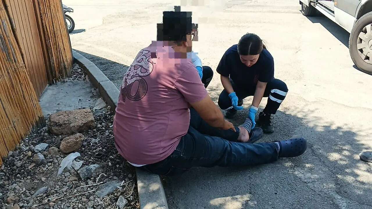 Muğla'da Çarpışmanın Şiddetiyle Yola Savrulan Motosiklet Sürücüsü Yaralandı 2